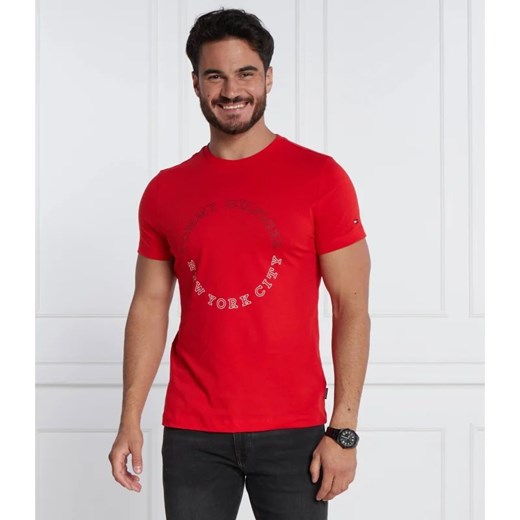 Tommy Hilfiger T-shirt MONOTYPE ROUNDLE | Regular Fit ze sklepu Gomez Fashion Store w kategorii T-shirty męskie - zdjęcie 163962885
