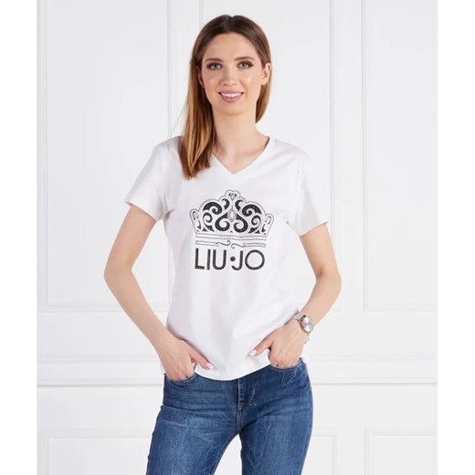 Liu Jo T-shirt | Regular Fit Liu Jo L okazyjna cena Gomez Fashion Store