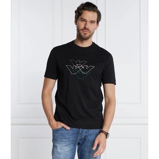 Emporio Armani T-shirt | Regular Fit Emporio Armani M wyprzedaż Gomez Fashion Store