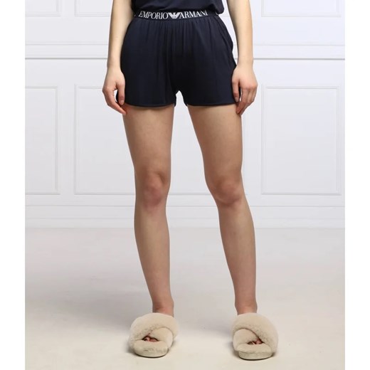 Szorty granatowe Emporio Armani sportowe