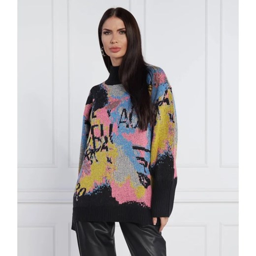 Twinset Actitude Sweter | Regular Fit | z dodatkiem wełny Twinset Actitude M okazja Gomez Fashion Store