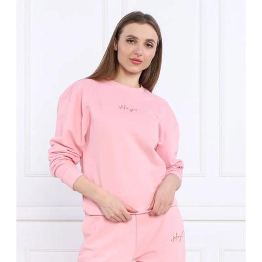 Bluza damska Hugo Boss różowa casualowa