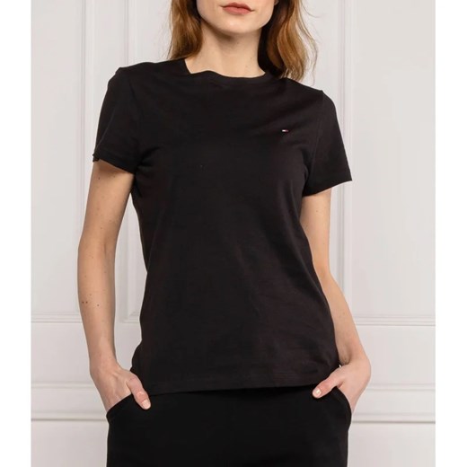 Tommy Hilfiger T-shirt HERITAGE | Regular Fit ze sklepu Gomez Fashion Store w kategorii Bluzki damskie - zdjęcie 163963617