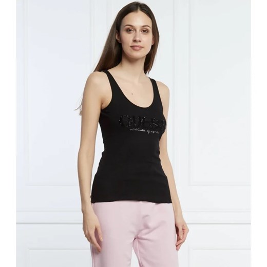 GUESS Top atena | Slim Fit Guess L Gomez Fashion Store wyprzedaż
