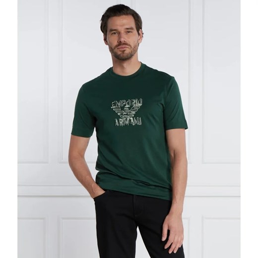 Emporio Armani T-shirt | Regular Fit Emporio Armani S wyprzedaż Gomez Fashion Store