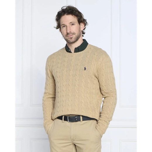 POLO RALPH LAUREN Wełniany sweter | Slim Fit | z dodatkiem kaszmiru ze sklepu Gomez Fashion Store w kategorii Swetry męskie - zdjęcie 163964406