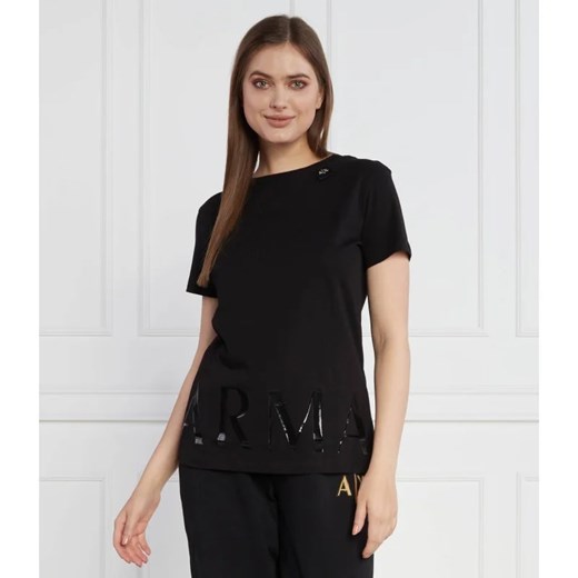 Armani Exchange T-shirt | Slim Fit ze sklepu Gomez Fashion Store w kategorii Bluzki damskie - zdjęcie 163964568