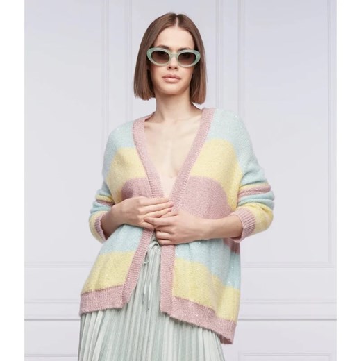 Liu Jo Kardigan APERTA | Relaxed fit | z dodatkiem wełny Liu Jo XS Gomez Fashion Store wyprzedaż
