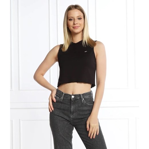 Tommy Jeans Top | Cropped Fit Tommy Jeans M promocyjna cena Gomez Fashion Store