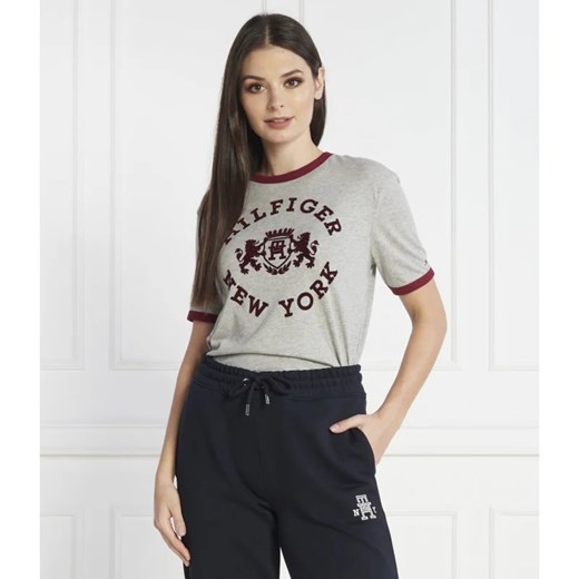 Tommy Hilfiger T-shirt | Regular Fit ze sklepu Gomez Fashion Store w kategorii Bluzki damskie - zdjęcie 163965199