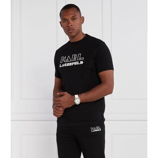 T-shirt męski Karl Lagerfeld z krótkim rękawem