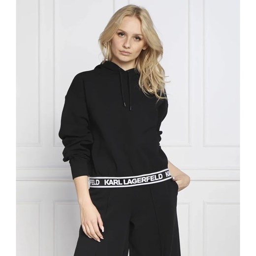 Karl Lagerfeld Bluza bonded | Regular Fit ze sklepu Gomez Fashion Store w kategorii Bluzy damskie - zdjęcie 163965519
