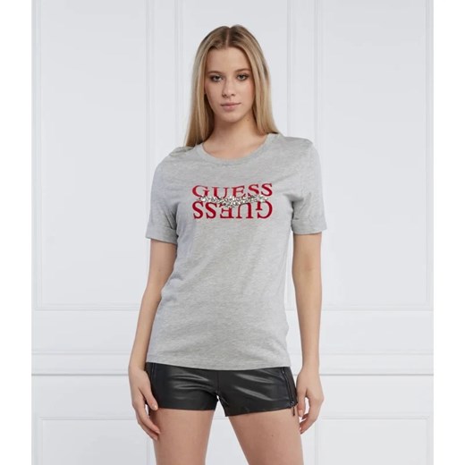 GUESS T-shirt | Regular Fit Guess L wyprzedaż Gomez Fashion Store
