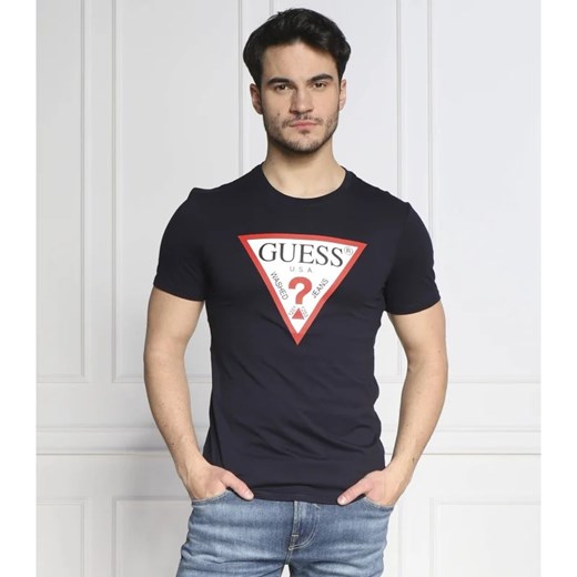 GUESS T-shirt | Slim Fit ze sklepu Gomez Fashion Store w kategorii T-shirty męskie - zdjęcie 163965665