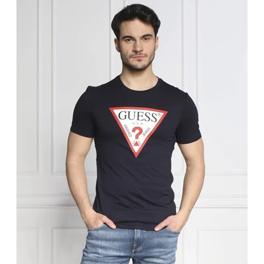 T-shirt męski Guess z krótkimi rękawami 