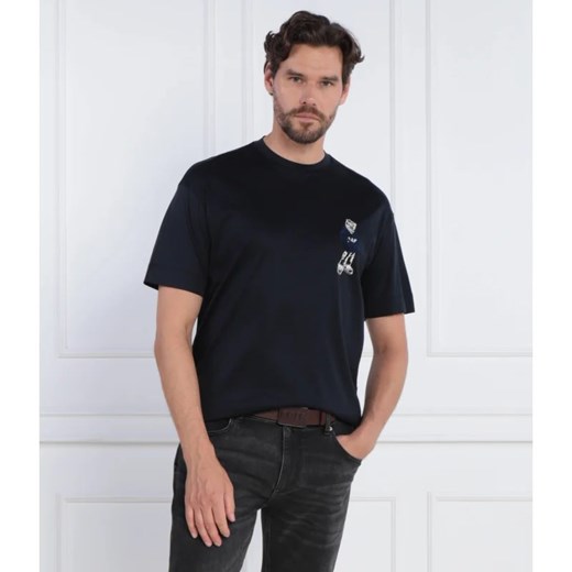 Emporio Armani T-shirt | Regular Fit Emporio Armani M wyprzedaż Gomez Fashion Store