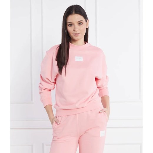 Bluza damska Hugo Boss różowa z napisem 