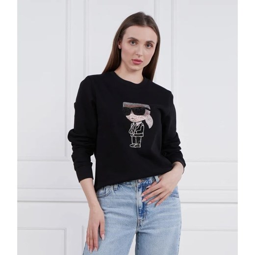 Karl Lagerfeld Bluza ikonik 2.0 | Regular Fit Karl Lagerfeld XS okazja Gomez Fashion Store