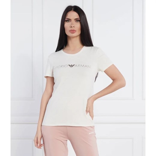 Piżama Emporio Armani bawełniana 