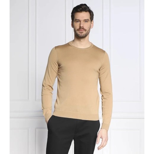BOSS Wełniany sweter Leno-P | Slim Fit M Gomez Fashion Store