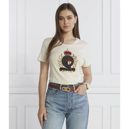 LAUREN RALPH LAUREN T-shirt KATLIN | Regular Fit ze sklepu Gomez Fashion Store w kategorii Bluzki damskie - zdjęcie 163967555