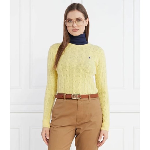 POLO RALPH LAUREN Wełniany sweter | Regular Fit | z dodatkiem kaszmiru Polo Ralph Lauren L okazja Gomez Fashion Store