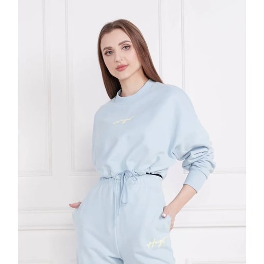 HUGO Bluza Delive | Cropped Fit ze sklepu Gomez Fashion Store w kategorii Bluzy damskie - zdjęcie 163967716