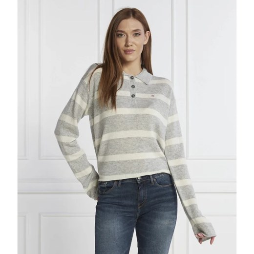 Sweter damski Tommy Hilfiger z okrągłym dekoltem