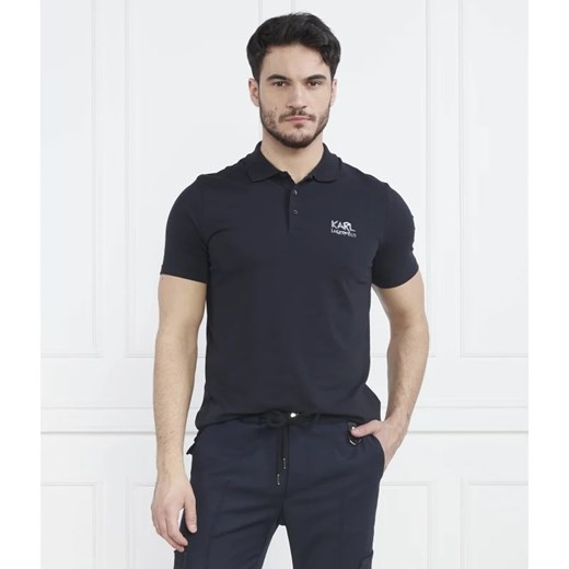 T-shirt męski Karl Lagerfeld granatowy