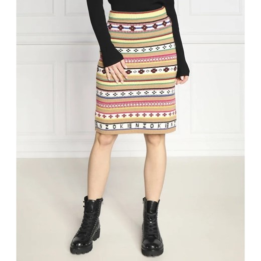 Kenzo Wełniana spódnica ze sklepu Gomez Fashion Store w kategorii Spódnice - zdjęcie 163968019