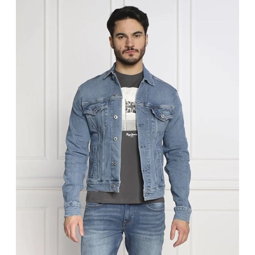 Pepe Jeans London Kurtka jeansowa PINNER | Regular Fit ze sklepu Gomez Fashion Store w kategorii Kurtki męskie - zdjęcie 163968078