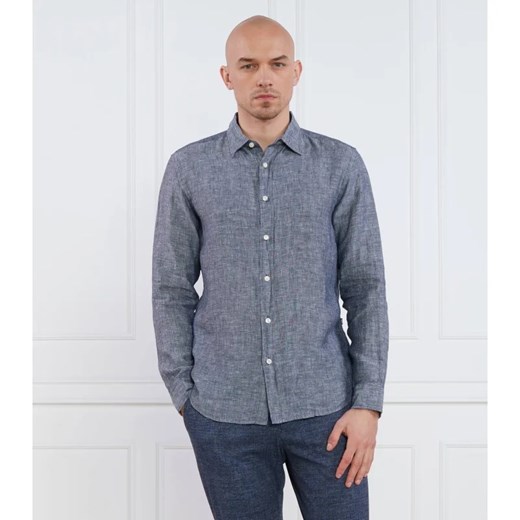 BOSS BLACK Lniana koszula Liam | Regular Fit ze sklepu Gomez Fashion Store w kategorii Koszule męskie - zdjęcie 163968757