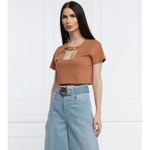Patrizia Pepe T-shirt | Regular Fit Patrizia Pepe M promocja Gomez Fashion Store
