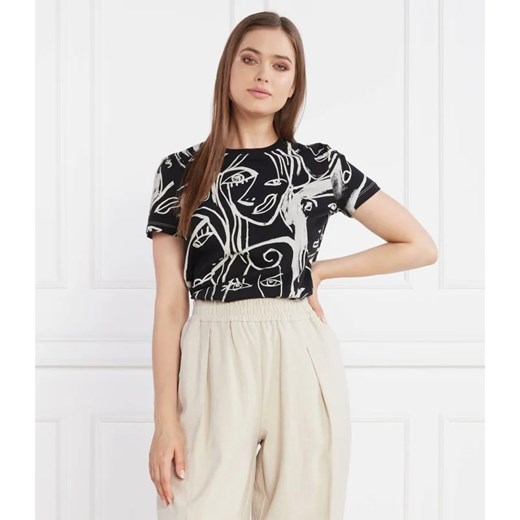 Desigual T-shirt | Regular Fit ze sklepu Gomez Fashion Store w kategorii Bluzki damskie - zdjęcie 163968939