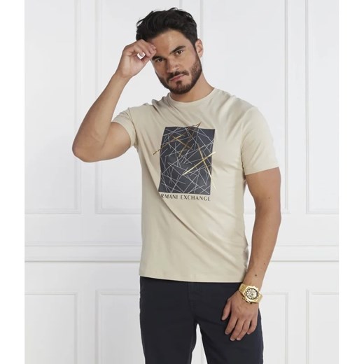 T-shirt męski Armani Exchange bawełniany z krótkim rękawem 