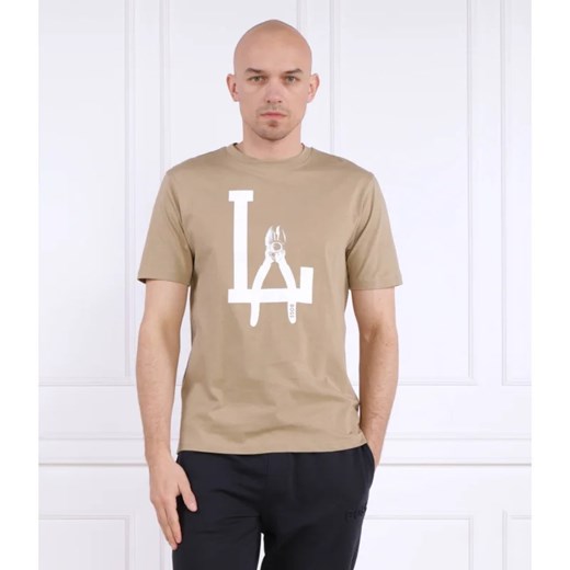 T-shirt męski BOSS HUGO na wiosnę z krótkim rękawem w nadruki