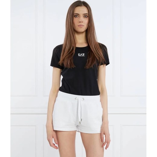 EA7 T-shirt | Regular Fit ze sklepu Gomez Fashion Store w kategorii Bluzki damskie - zdjęcie 163969429