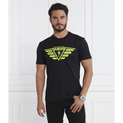 T-shirt męski Guess z krótkimi rękawami 