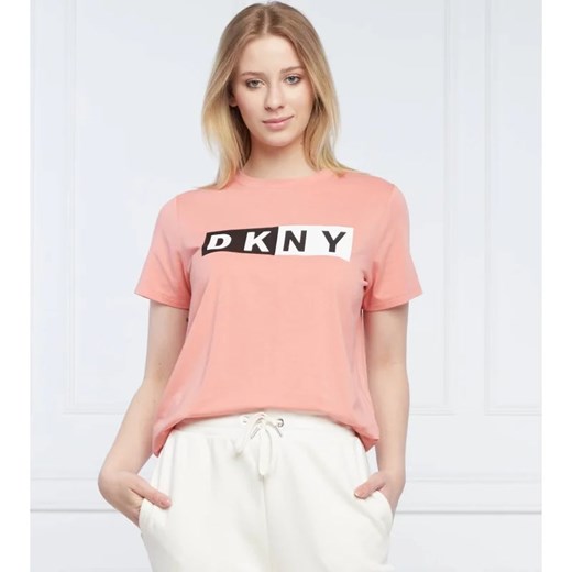 Bluzka damska DKNY z elastanu na wiosnę 