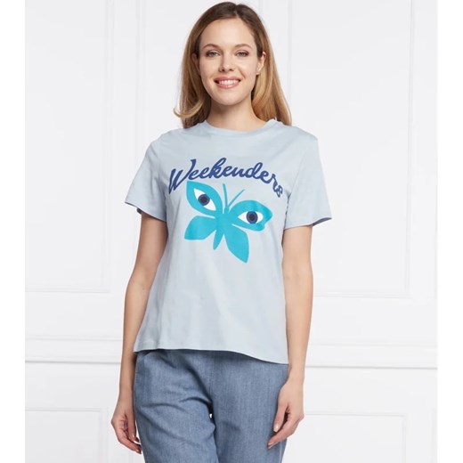 Weekend MaxMara T-shirt SUVI | Regular Fit ze sklepu Gomez Fashion Store w kategorii Bluzki damskie - zdjęcie 163970289
