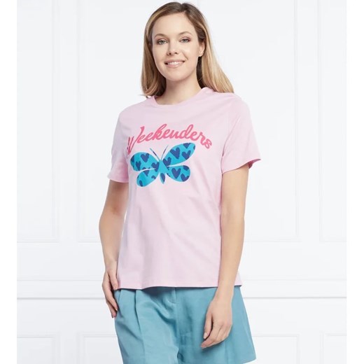 Weekend MaxMara T-shirt SUVI | Regular Fit ze sklepu Gomez Fashion Store w kategorii Bluzki damskie - zdjęcie 163970396