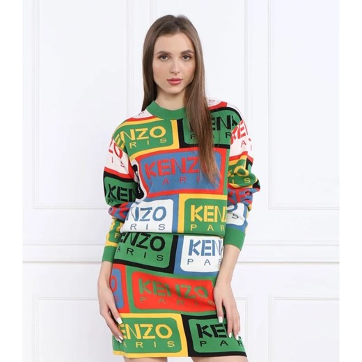 Kenzo Sweter | Regular Fit ze sklepu Gomez Fashion Store w kategorii Swetry damskie - zdjęcie 163970657