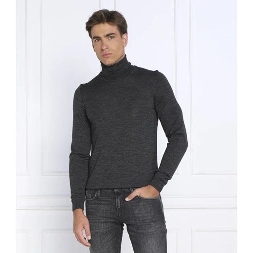 BOSS BLACK Wełniany golf Musso-P | Slim Fit ze sklepu Gomez Fashion Store w kategorii Swetry męskie - zdjęcie 163970768