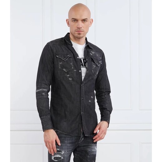 Dsquared2 Koszula Classic West Shirt | Regular Fit Dsquared2 48 promocyjna cena Gomez Fashion Store