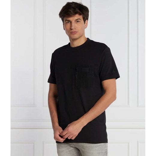 CALVIN KLEIN JEANS T-shirt MIX MEDIA | Regular Fit XXL promocja Gomez Fashion Store