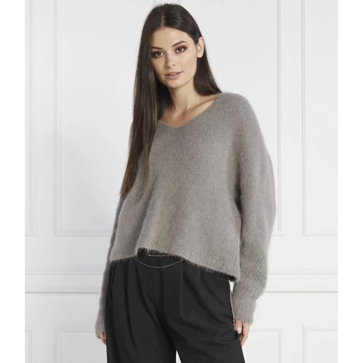 Marella Wełniany sweter AMEDEA | Loose fit ze sklepu Gomez Fashion Store w kategorii Swetry damskie - zdjęcie 163971195