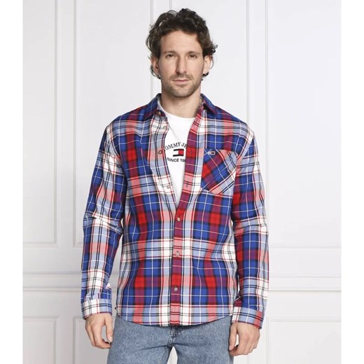 Tommy Jeans Koszula CHECK FLANNEL | Classic fit ze sklepu Gomez Fashion Store w kategorii Koszule męskie - zdjęcie 163971385