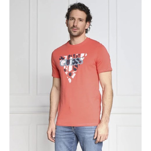 GUESS T-shirt | Regular Fit ze sklepu Gomez Fashion Store w kategorii T-shirty męskie - zdjęcie 163971577