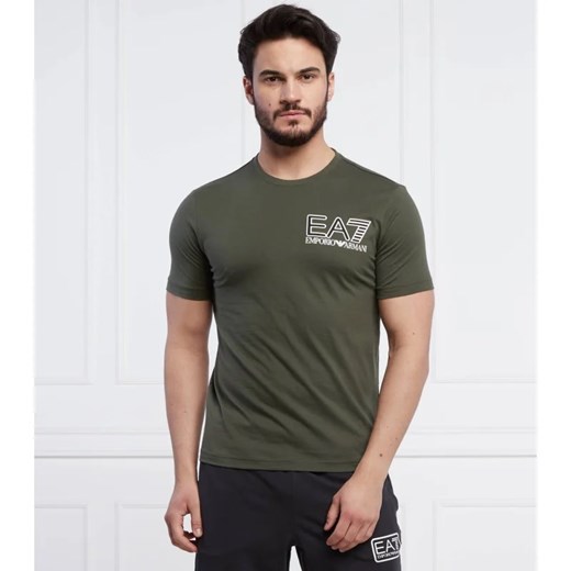 EA7 T-shirt | Regular Fit ze sklepu Gomez Fashion Store w kategorii T-shirty męskie - zdjęcie 163971847