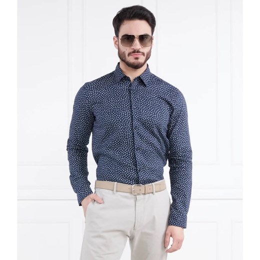 BOSS BLACK Lniana koszula Roger_F | Slim Fit M promocja Gomez Fashion Store